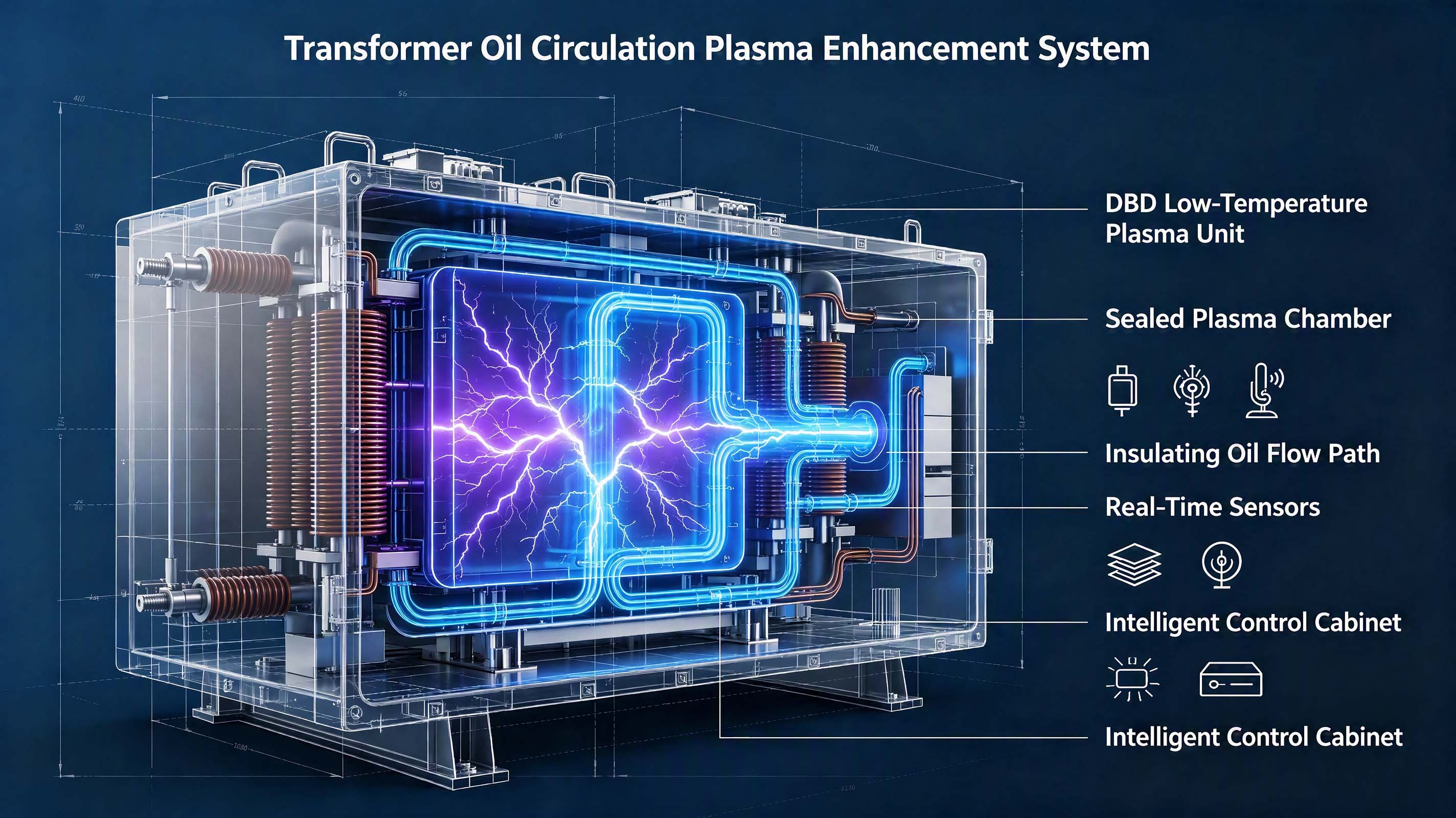 Transformer Oil Circulation Plasma Enhancement Method and System Способ и система повышения плазменной циркуляции трансформаторного масла