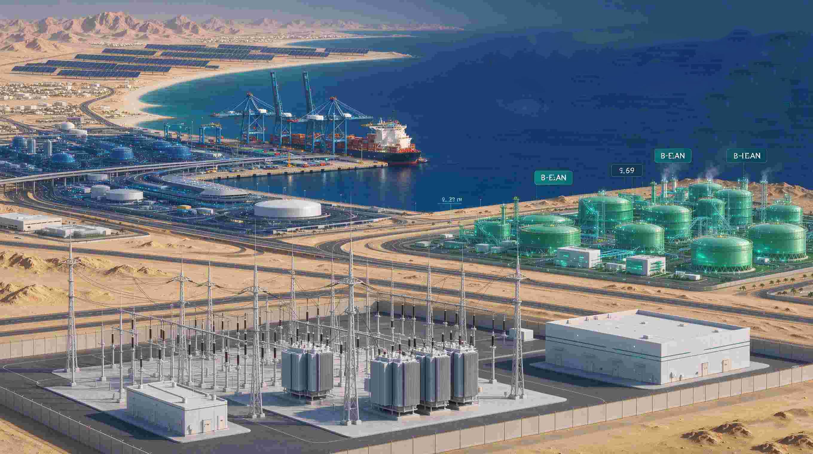 Pearl Electric Supplies Transformers for the OXAGON Industrial Hub Equipping Saudi Arabias NEOM with Green Energy Infrastructure Компания Pearl Electric поставляет трансформаторы для промышленного узла OXAGON, обеспечивая NEOM в Саудовской Аравии инфраструктурой экологически чистой энергии